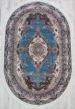 Ковер Abrishim 36318a BLUE ОВАЛ 2 x 2.9 Иран Иран